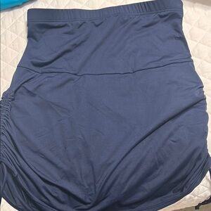 Anne Cole Navy Swim Skirt